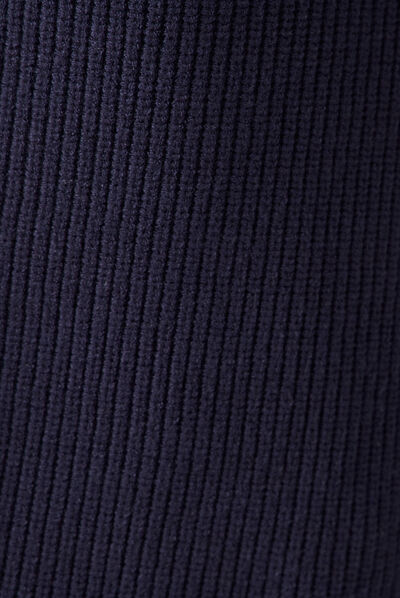 Pull éco-responsable bleu marine femme
