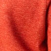 Pull manches longues col rond rouge fonc&eacute; femme