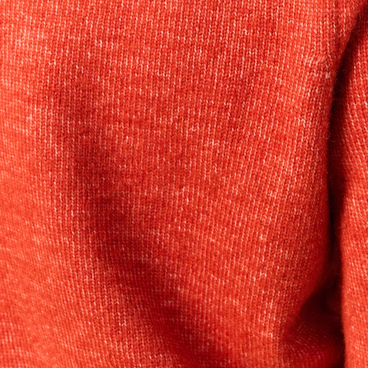 Pull manches longues col rond rouge fonc&eacute; femme