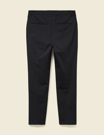 Pantalon chino stretch noir homme