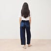 Jeans barrel taille standard denim stone femme