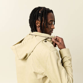 blouson style biker zippe beige homme Blouson style biker zippé beige homme
