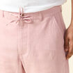 Bermuda chino rose pastel homme
