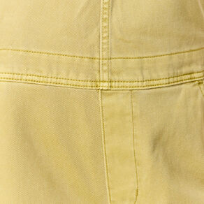 Salopette en jean vert olive femme