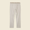Pantalon chino longueur 32 avec ceinture gris homme