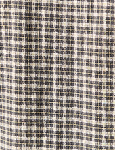 Chemise col classique manches longues vert kaki homme