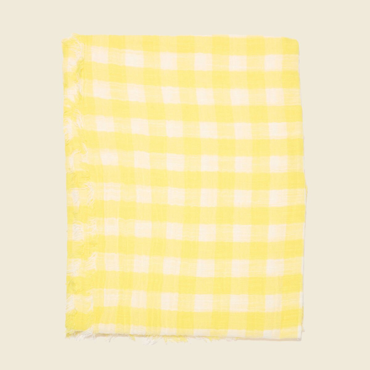 Foulard jaune citron femme