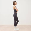 Leggings gris fonc&eacute; femme