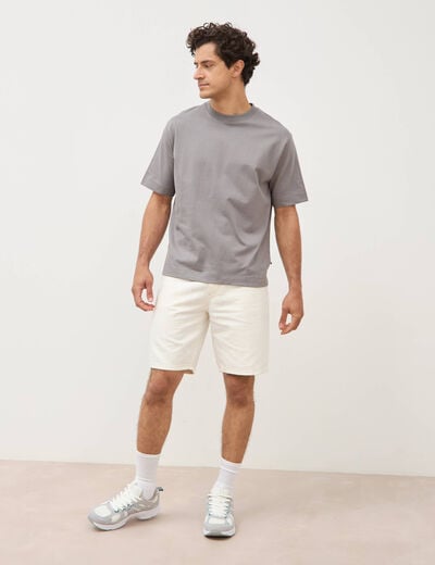 T-shirt en coton gris homme