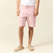 Bermuda chino rose pastel homme