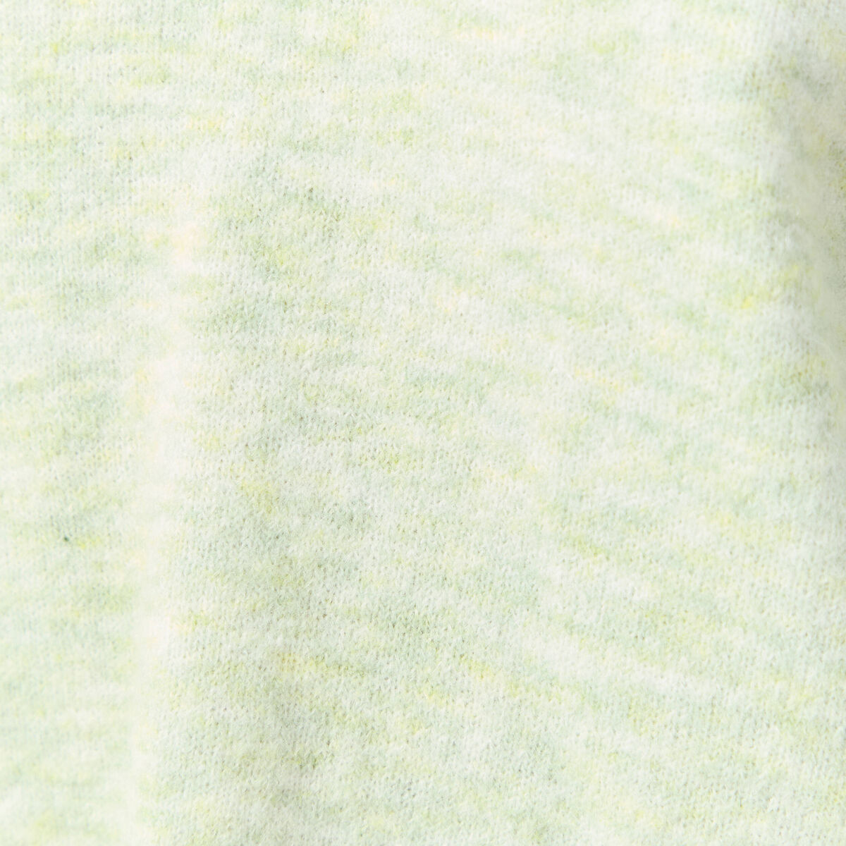 Pull col v manches 3/4 vert femme