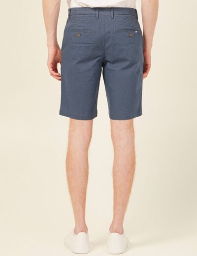 Short bleu gris homme