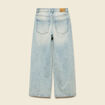 Jeans loose taille standard bleu femme