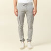 Pantalon battle bas resserré gris homme