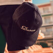 Casquette brodée bleu marine homme