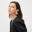 Boucles d'oreilles couleur or femme