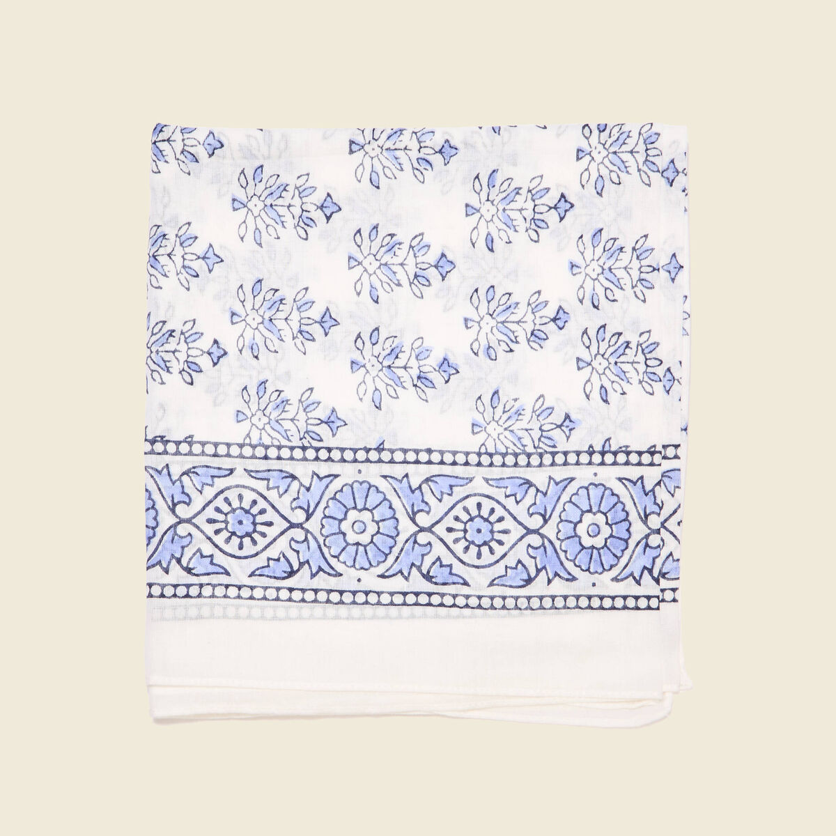 Foulard bleu femme