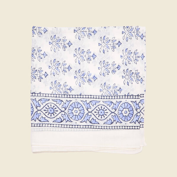 Foulard bleu femme