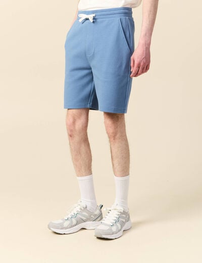 Bermuda bleu gris homme