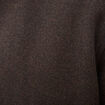 Veste oversize courte col classique marron homme