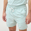 Maillot de bain avec broderie doubl&eacute; bleu gris homme