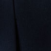 Pantalon carotte ceinturé bleu marine femme