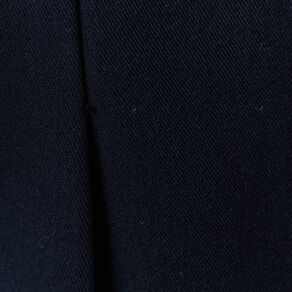 Pantalon carotte ceinturé bleu marine femme