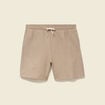Short droit avec cordon beige homme