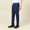 Pantalon slim cigarette bleu marine homme