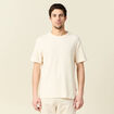 T-shirt manches courtes ecru homme