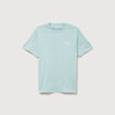 T-shirt en coton bleu gris homme