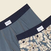 Lot 2 boxers vert foncé homme