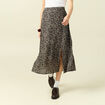 Jupe fluide noir femme