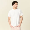 T-shirt manches courtes ecru homme