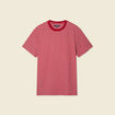 T-shirt manches courtes rouge foncé homme