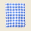 Foulard bleu electrique femme