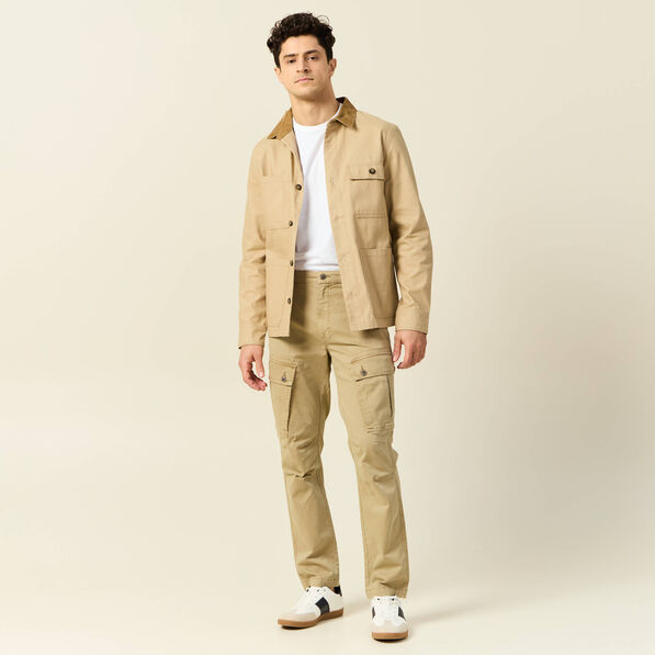 pantalon cargo droit beige homme Pantalon cargo droit beige homme