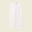 Jeans relaxed 5 poches denim blanc homme