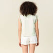 T-shirt manches courtes vert pastel femme