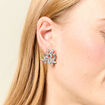 Boucles d'oreilles clous couleur or femme