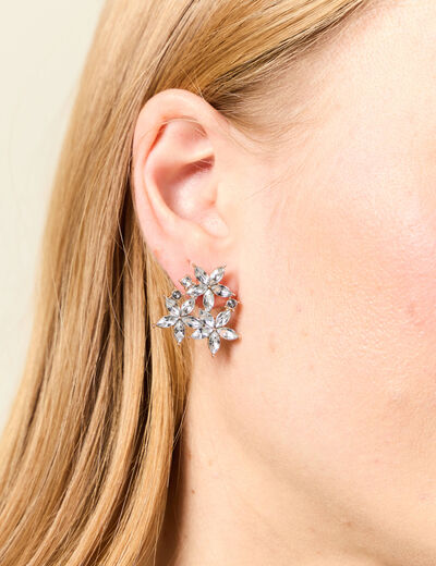 Boucles d'oreilles clous couleur or femme