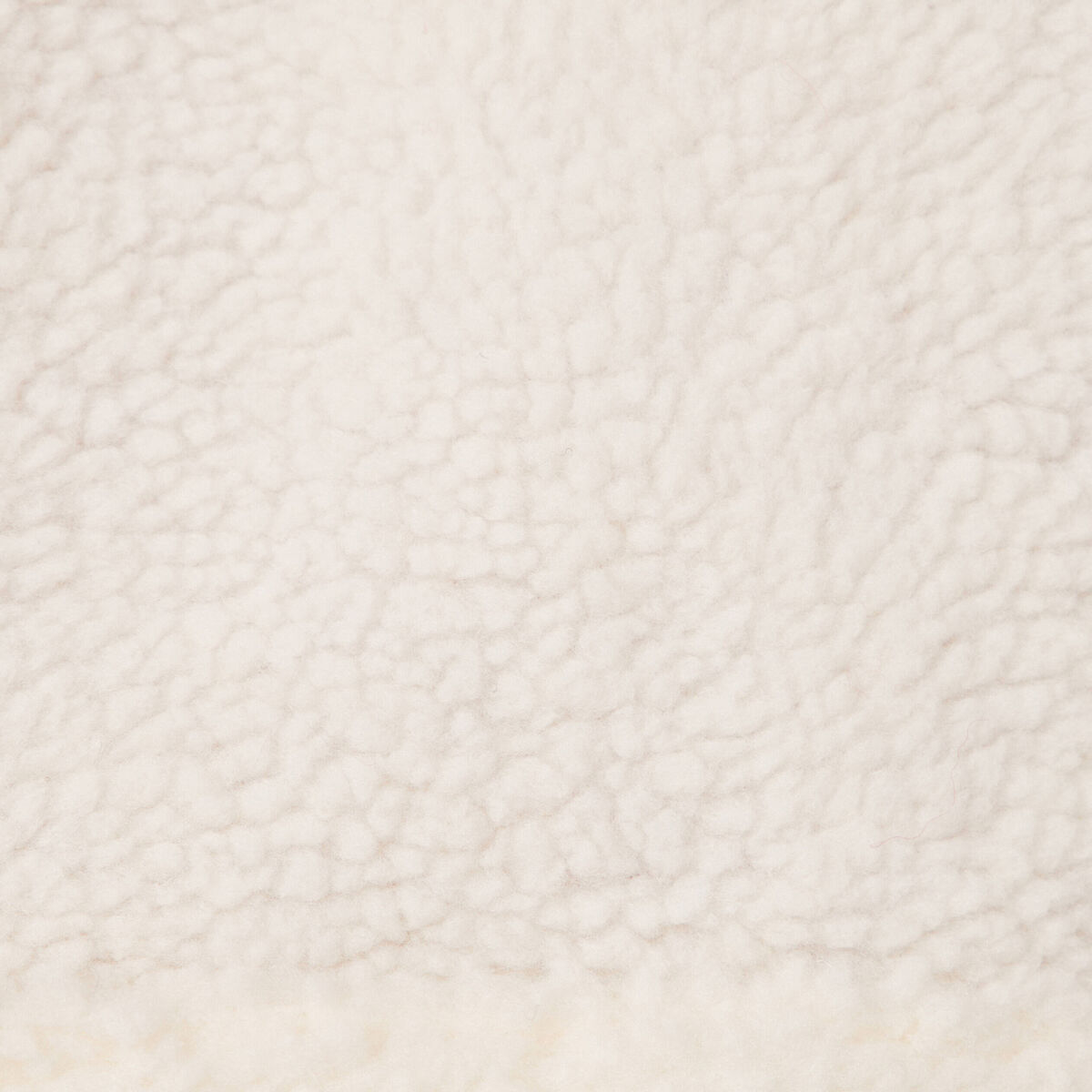 Sweat à capuche sherpa ecru homme