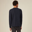 T-shirt manches longues bleu marine homme