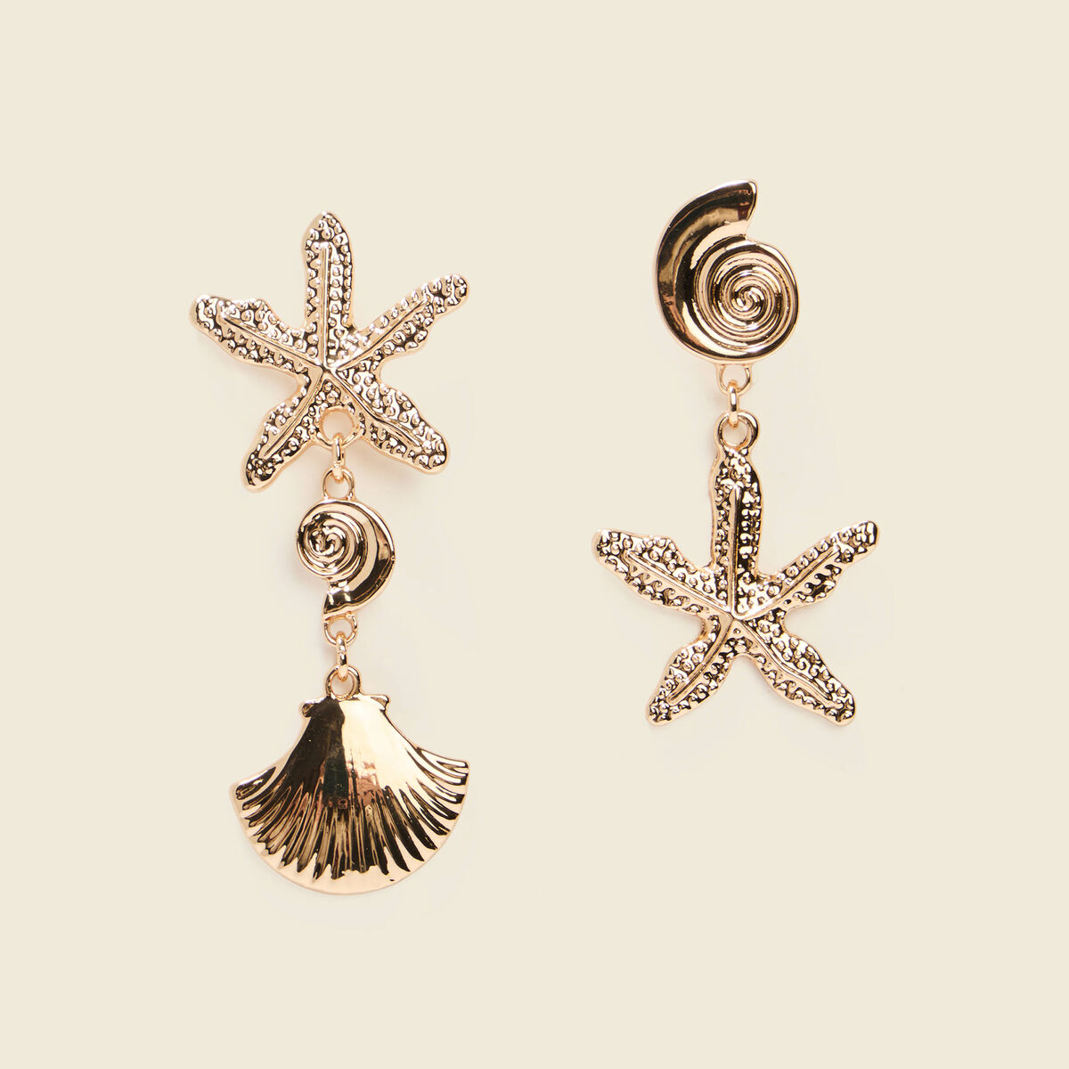 Boucles d'oreilles couleur or femme