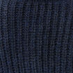 Gilet droit court manches longues bleu marine femme