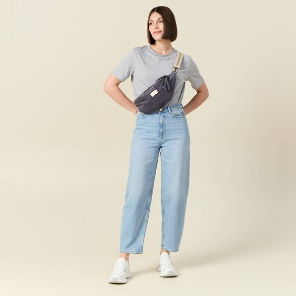 T-shirt manches courtes gris femme