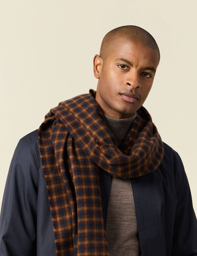 Écharpe camel homme