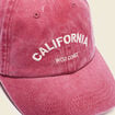 Casquette en jean vieux rose femme