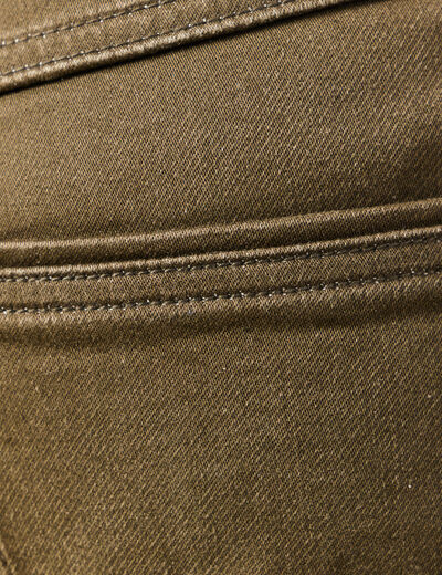 Jeans straight longueur 32 denim taupe homme