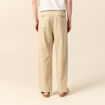 Pantalon chino à pinces sable homme